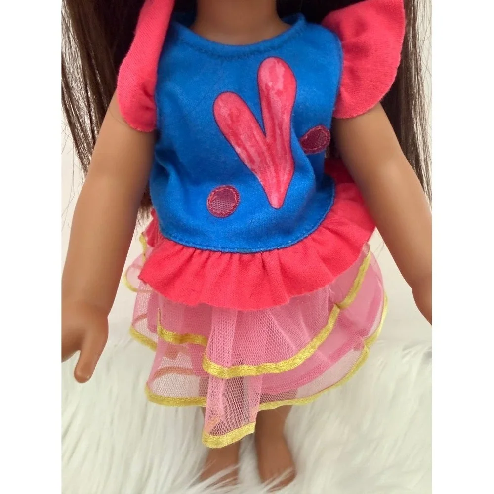 American Girl WellieWishers Kendall Doll 14.5 Inch Brown Hair Violet Eyes FGD37